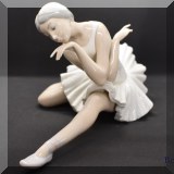 C15. Lladro “Death of the Swan” ballerina porcelain figurine. 